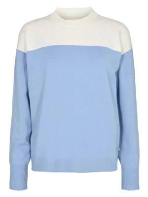 NÜMPH Sweter "Nudrusilla" w kolorze błękitnym rozmiar: XL