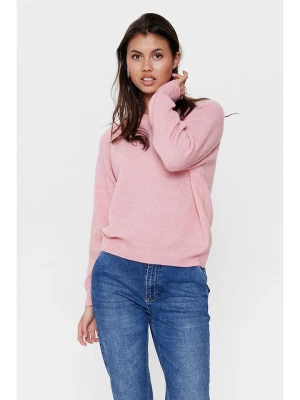 NÜMPH Sweter "Nuriette" w kolorze jasnoróżowym rozmiar: S/M