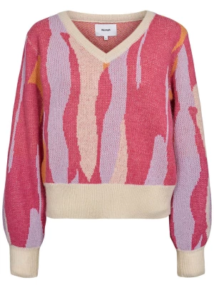 NÜMPH Sweter w kolorze różowym rozmiar: L