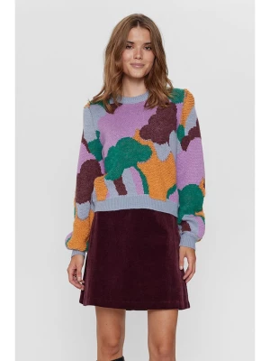 NÜMPH Sweter "Wenda" ze wzorem rozmiar: XL