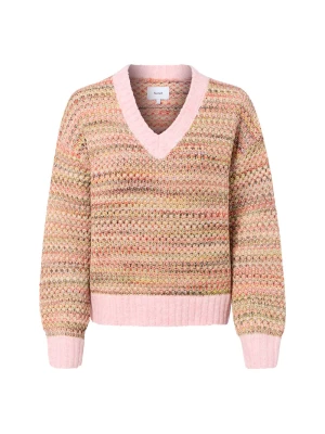 Nümph Sweter z domieszką wełny Kobiety wielokolorowy | różowy