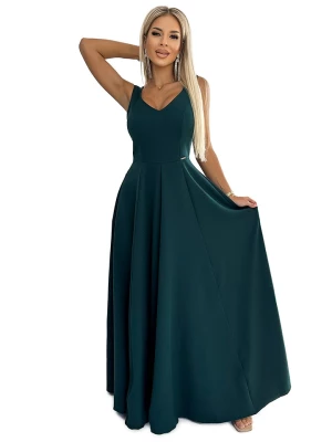 numoco Sukienka w kolorze ciemnozielonym rozmiar: XL