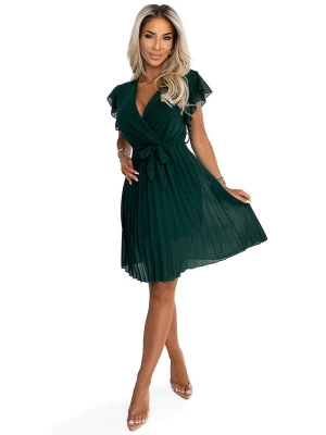 numoco Sukienka w kolorze ciemnozielonym rozmiar: onesize