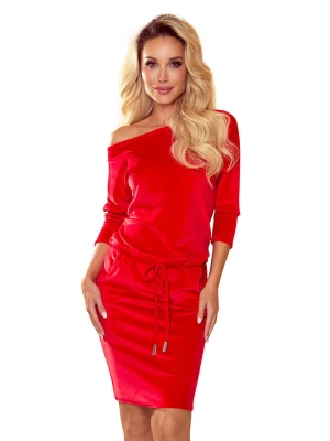 numoco Sukienka w kolorze czerwonym rozmiar: XS