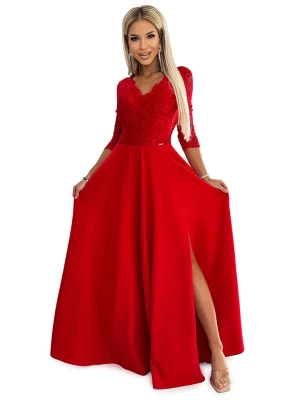 numoco Sukienka w kolorze czerwonym rozmiar: M