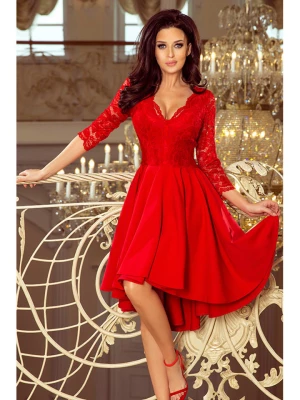 numoco Sukienka w kolorze czerwonym rozmiar: L