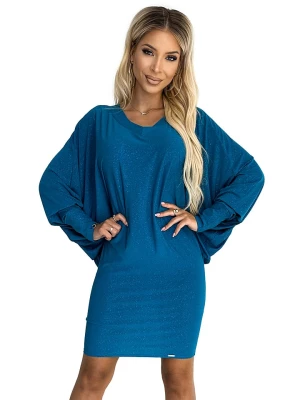 numoco Sukienka w kolorze niebieskim rozmiar: L/XL