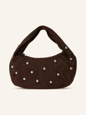 Núnoo Torba Na Ramię Alma Z Nitami braun NÚNOO