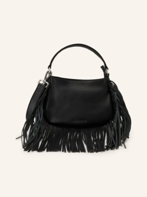 Núnoo Torba Na Ramię Betty Fringe River Small schwarz NÚNOO