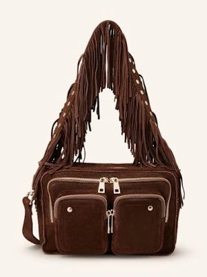 Núnoo Torba Na Ramię Elli Z Ćwiekami braun NÚNOO