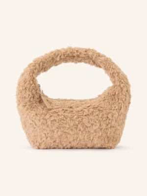 Núnoo Torebka Agnes Small Z Futerka Typu Teddy braun brązowy