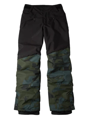 O´NEILL Spodnie narciarskie "Anvil Colorblock" w kolorze oliwkowo-czarnym rozmiar: 104
