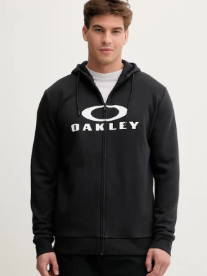 Oakley bluza rozpinana z kapturem męska z bawełną
