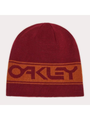 Oakley Dwustronna czapka beanie "TNP" w kolorze czerwono-pomarańczowym rozmiar: onesize