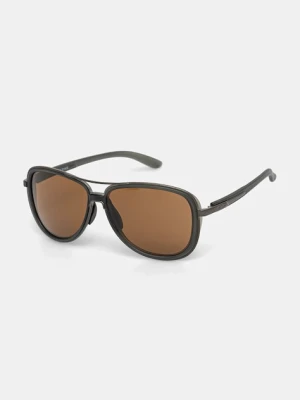 Oakley okulary przeciwsłoneczne damskie kolor szary OO4129-2558