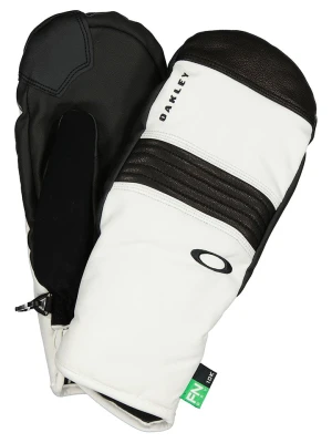 Oakley Rękawiczki narciarskie "Silver" w kolorze biało-czarnym rozmiar: XS