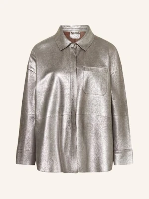 Oakwood Kurtka Z Imitacji Skóry grau