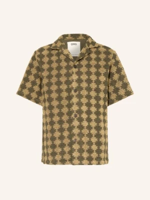 Oas Koszula Resortowa Forti Cuba Comfort Fit Z Frotte gelb