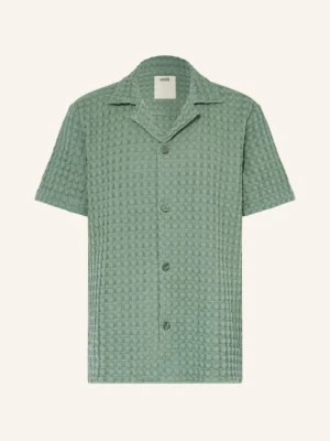 Oas Koszula Wypoczynkowa Waffle Cuba Comfort Fit gruen