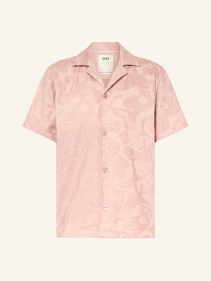 Oas Koszula Z Klapami Blush Puzzlotec Comfort Fit Z Frotte rosa