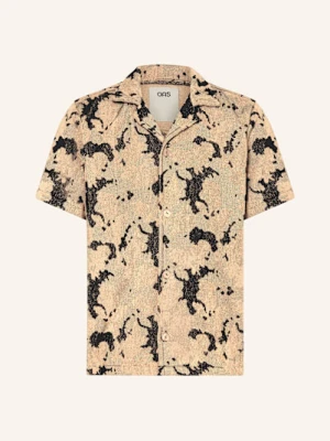 Oas Koszula Z Klapami Jura Contraste Comfort Fit Z Frotte beige