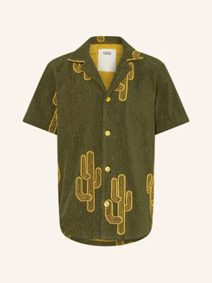 Oas Koszula Z Klapami Mezcal Z Materiału Frotte gruen