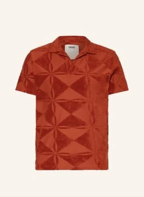 Oas Koszula Z Klapami Plateau Comfort Fit Z Frotte orange