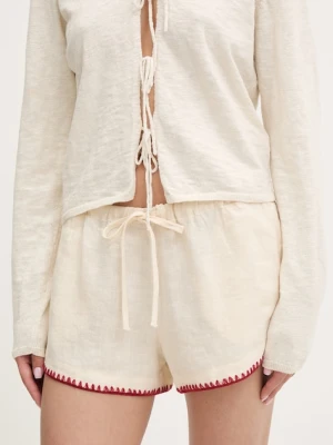 OAS szorty damskie lniane