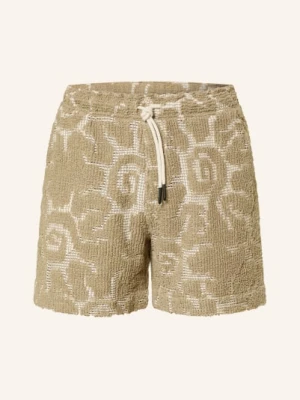 Oas Szorty Z Szydełkowym Wykończeniem Sunero Porto gelb