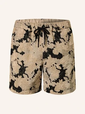 Oas Szorty Z Tkaniny Frotte Jura Contrast beige