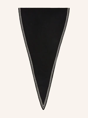 Oats & Rice Chusta Trójkątna Bronte Z Kaszmiru schwarz