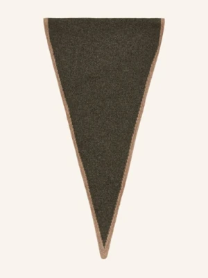 Oats & Rice Chusta Trójkątna Z Kaszmiru gruen