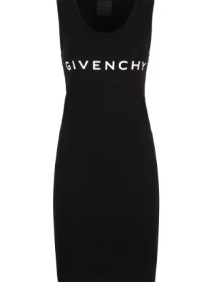 Obcisła Sukienka Jersey z Bawełny Elastan Givenchy
