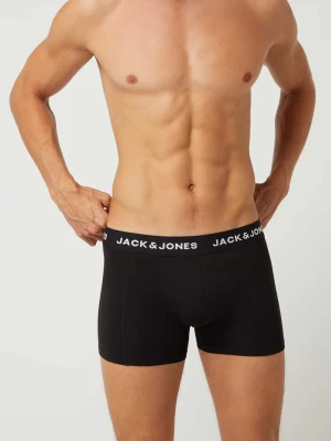 Obcisłe bokserki o kroju comfort fit z dodatkiem streczu w zestawie 3 szt. model ‘Anthony’ jack & jones