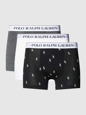 Obcisłe bokserki o kroju regular fit w jednolitym kolorze Polo Ralph Lauren Underwear