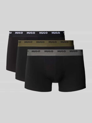 Obcisłe bokserki o kroju regular fit w zestawie 3 szt. HUGO