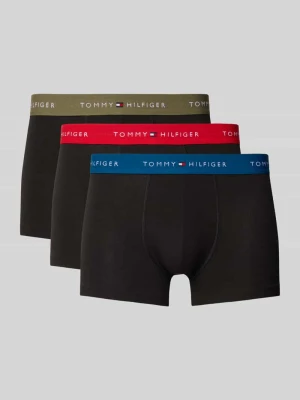 Obcisłe bokserki o kroju regular fit z mieszanki bawełny i elastanu w zestawie 3 szt. Tommy Hilfiger