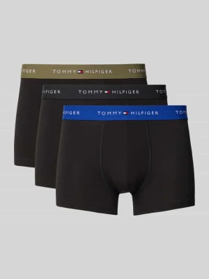 Obcisłe bokserki o kroju regular fit z mieszanki bawełny i elastanu w zestawie 3 szt. Tommy Hilfiger