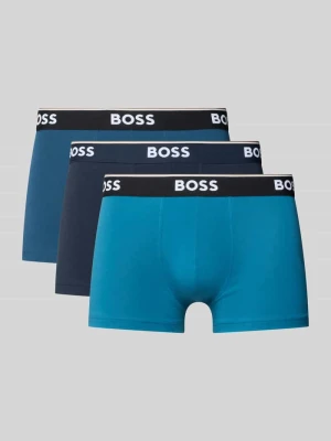 Obcisłe bokserki o kroju regular fit z mieszanki bawełny w zestawie 3 szt. Boss