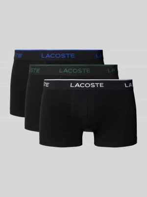 Obcisłe bokserki o kroju regular fit z mieszanki bawełny w zestawie 3 szt. Lacoste