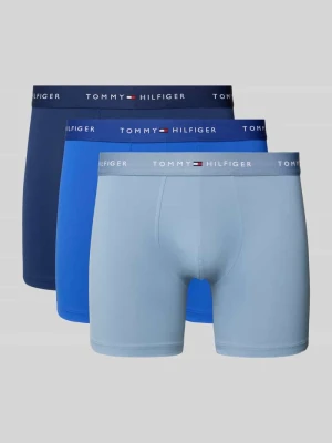 Obcisłe bokserki o kroju regular fit z paskiem z logo w zestawie 3 szt. Tommy Hilfiger