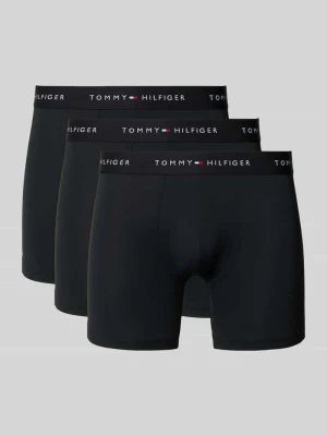 Obcisłe bokserki o kroju regular fit z paskiem z logo w zestawie 3 szt. Tommy Hilfiger