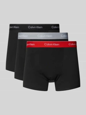 Obcisłe bokserki o kroju relaxed fit z detalem z logo w zestawie 3 szt. Calvin Klein Underwear