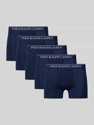 Obcisłe bokserki o kroju skinny fit z mieszanki bawełny w zestawie 5 szt. Polo Ralph Lauren Underwear