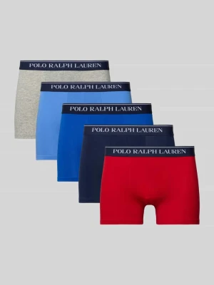 Obcisłe bokserki o kroju skinny fit z mieszanki bawełny w zestawie 5 szt. Polo Ralph Lauren Underwear