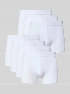 obcisłe bokserki o kroju slim fit z detalem z logo w zestaw 7 szt. MCNEAL Biały