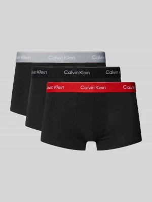 Obcisłe bokserki o kroju slim fit z detalem z logo w zestawie 3 szt. Calvin Klein Underwear