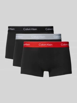 Obcisłe bokserki o kroju slim fit z detalem z logo w zestawie 3 szt. Calvin Klein Underwear