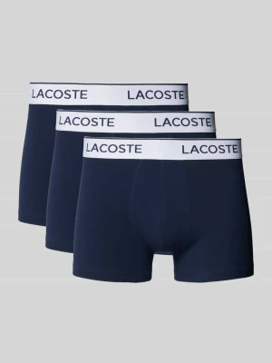 Obcisłe bokserki o kroju slim fit z mieszanki bawełny w zestaw 3 szt. Lacoste