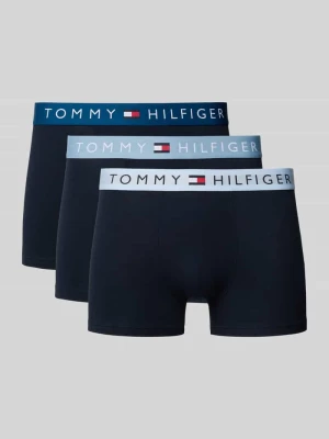 Obcisłe bokserki o kroju slim fit z tasiemką z logo w talii Tommy Hilfiger